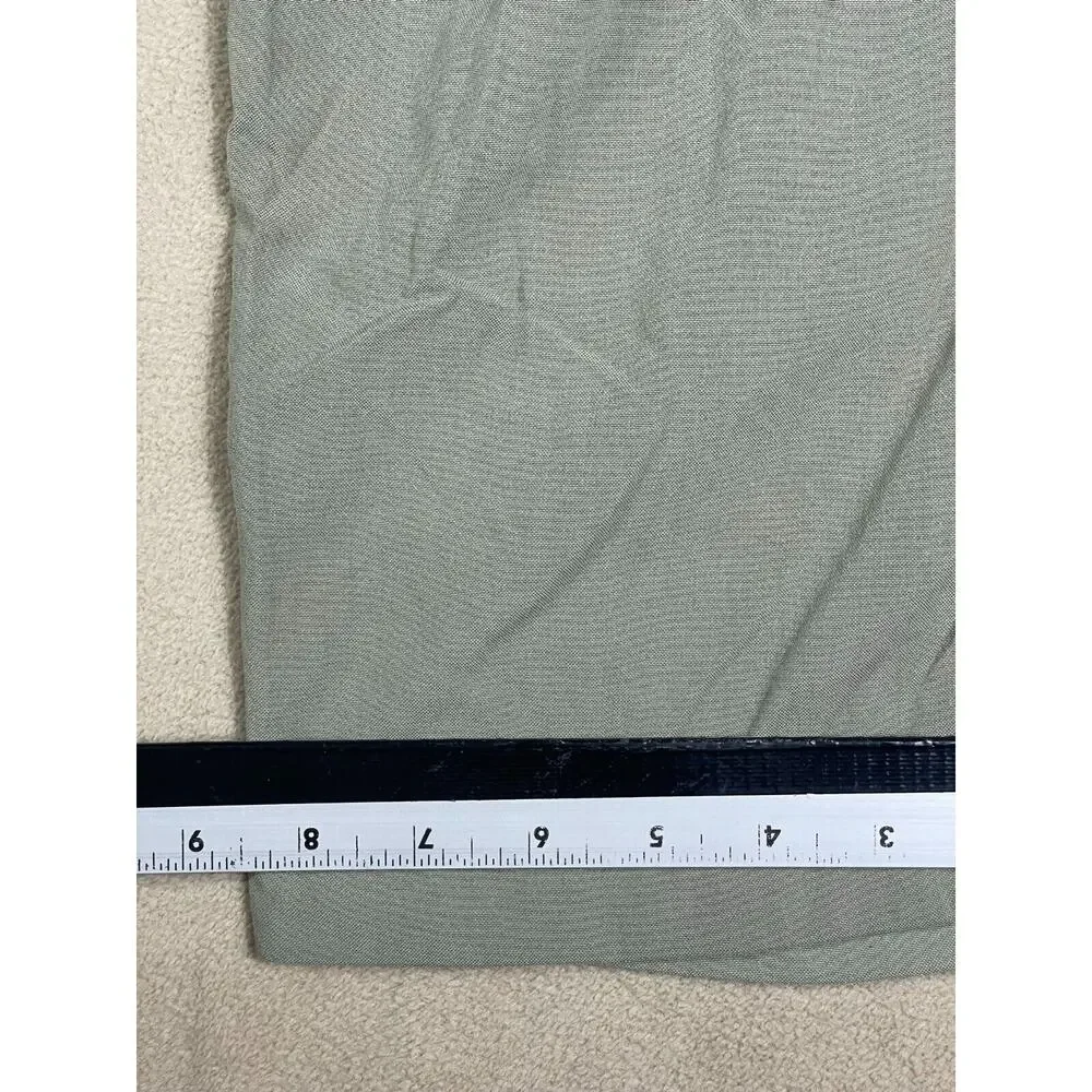 The North Face Pants Mens L Green Straight Leg Relaxed Fit Light Mid Rise Zipper